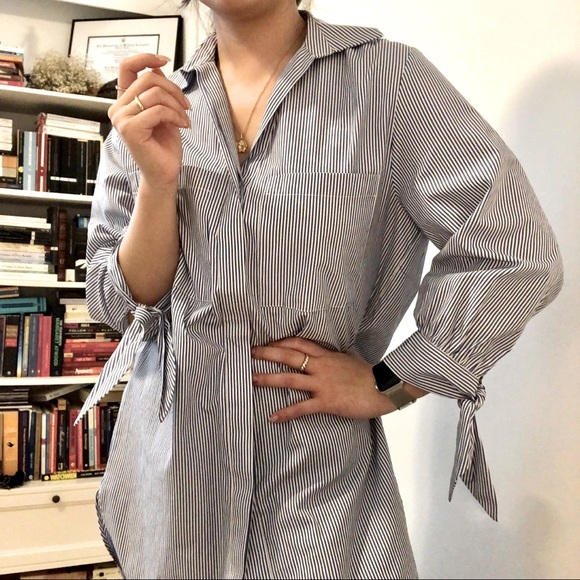 FREE ADD-ON OPTION: ZARA Striped Shirt - Picture 3 of 3